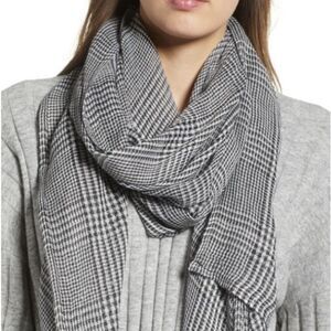 Leith Menswear Plaid Scarf NWT